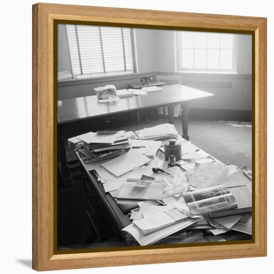 Albert Einstein's Office-Ralph Morse-Framed Premier Image Canvas