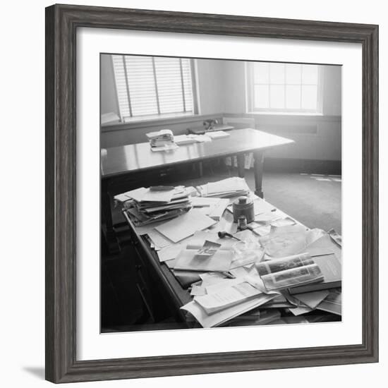 Albert Einstein's Office-Ralph Morse-Framed Photographic Print