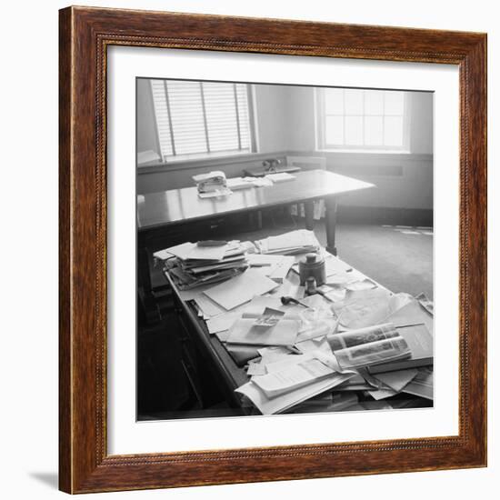 Albert Einstein's Office-Ralph Morse-Framed Photographic Print