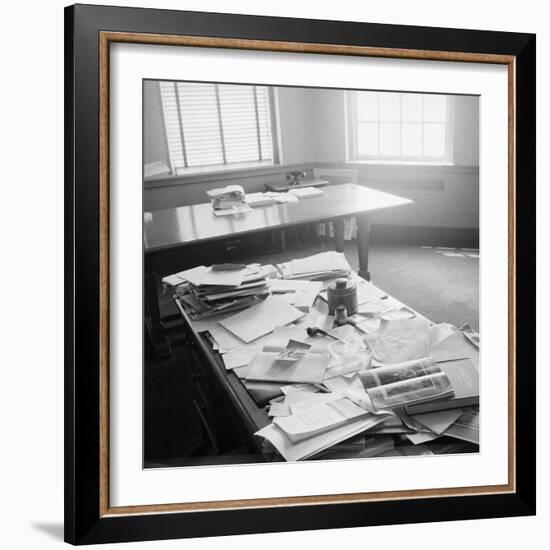 Albert Einstein's Office-Ralph Morse-Framed Photographic Print