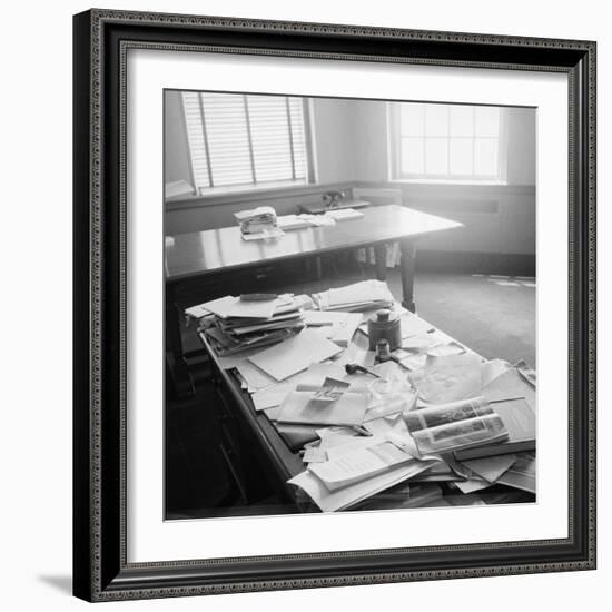 Albert Einstein's Office-Ralph Morse-Framed Photographic Print