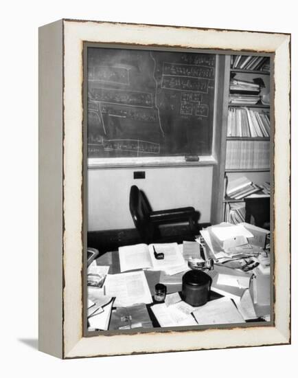 Albert Einstein's Study at the Institute for Advance Study at Princeton University-null-Framed Stretched Canvas