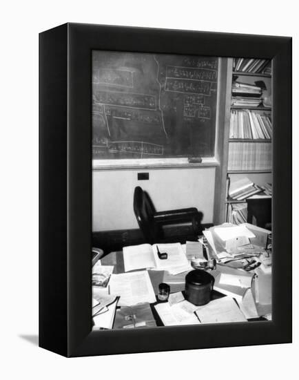 Albert Einstein's Study at the Institute for Advance Study at Princeton University-null-Framed Stretched Canvas
