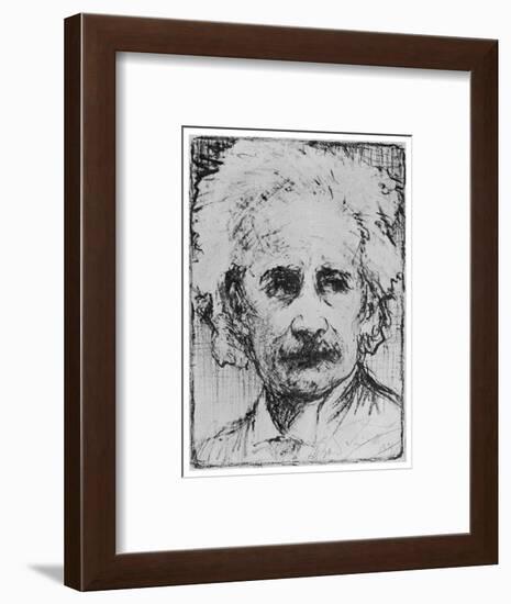 Albert Einstein Scientist-Howard Smith-Framed Art Print