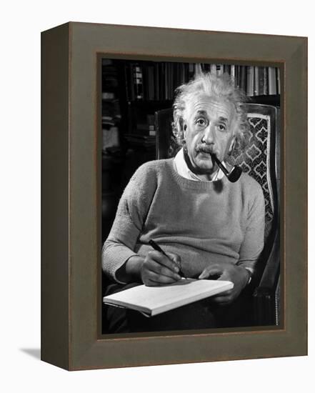 Albert Einstein-null-Framed Premier Image Canvas