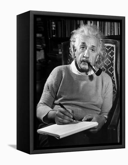 Albert Einstein-null-Framed Premier Image Canvas