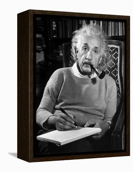 Albert Einstein-null-Framed Premier Image Canvas