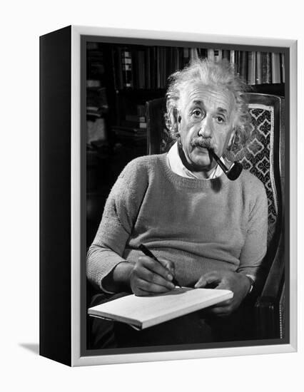 Albert Einstein-null-Framed Premier Image Canvas