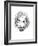 Albert Einstein-Octavian Mielu-Framed Art Print