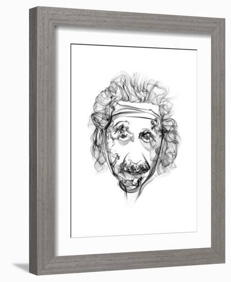 Albert Einstein-Octavian Mielu-Framed Premium Giclee Print