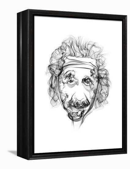 Albert Einstein-Octavian Mielu-Framed Stretched Canvas