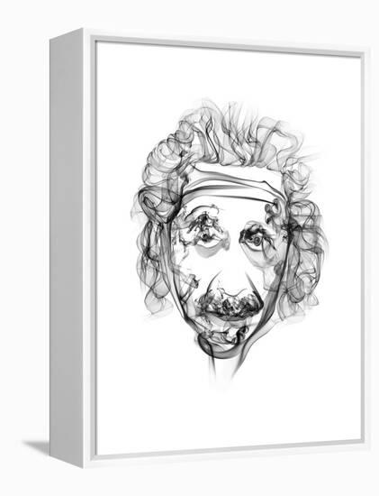 Albert Einstein-Octavian Mielu-Framed Stretched Canvas