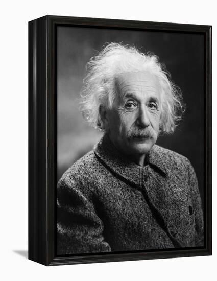 Albert Einstein-null-Framed Stretched Canvas