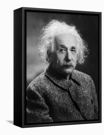 Albert Einstein-null-Framed Stretched Canvas