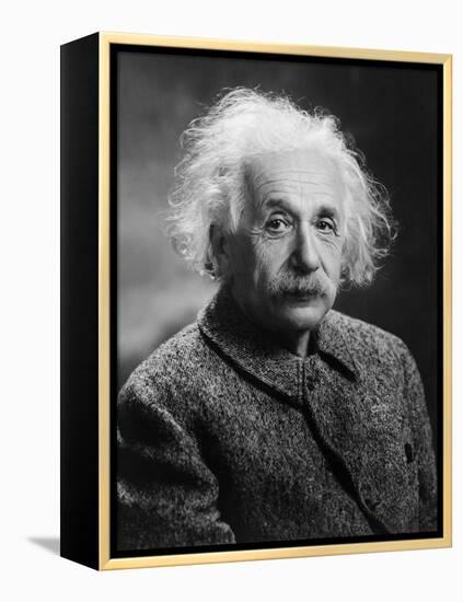 Albert Einstein-null-Framed Stretched Canvas