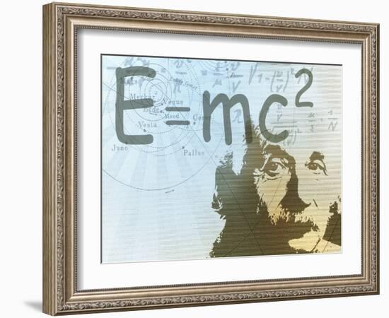 Albert Einstein-Mehau Kulyk-Framed Photographic Print