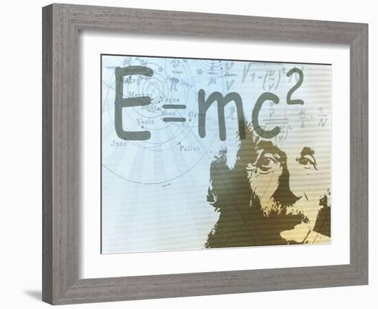 Albert Einstein-Mehau Kulyk-Framed Photographic Print