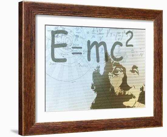 Albert Einstein-Mehau Kulyk-Framed Photographic Print