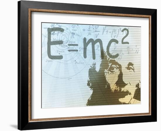 Albert Einstein-Mehau Kulyk-Framed Photographic Print