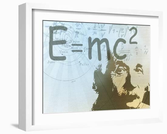 Albert Einstein-Mehau Kulyk-Framed Photographic Print