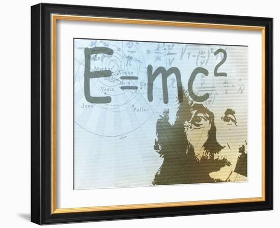 Albert Einstein-Mehau Kulyk-Framed Photographic Print