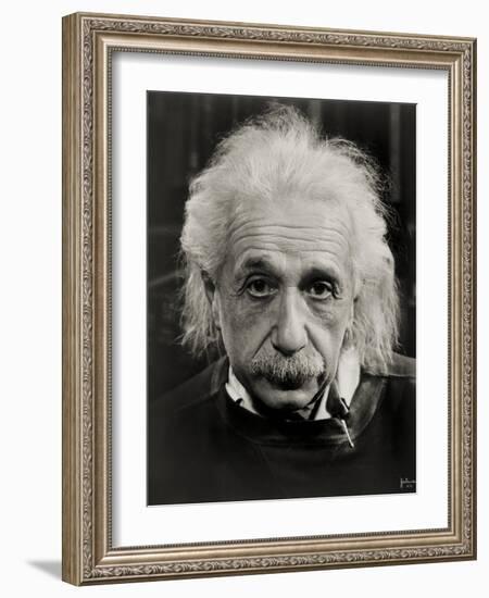 Albert Einstein-null-Framed Photographic Print