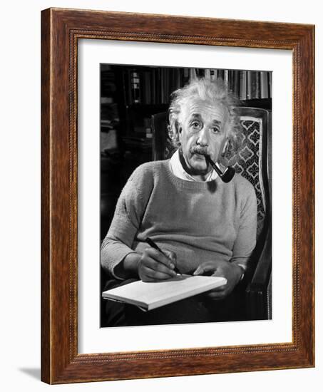 Albert Einstein-null-Framed Photographic Print