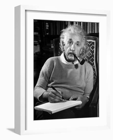 Albert Einstein-null-Framed Photographic Print