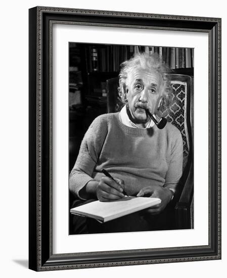 Albert Einstein-null-Framed Photographic Print