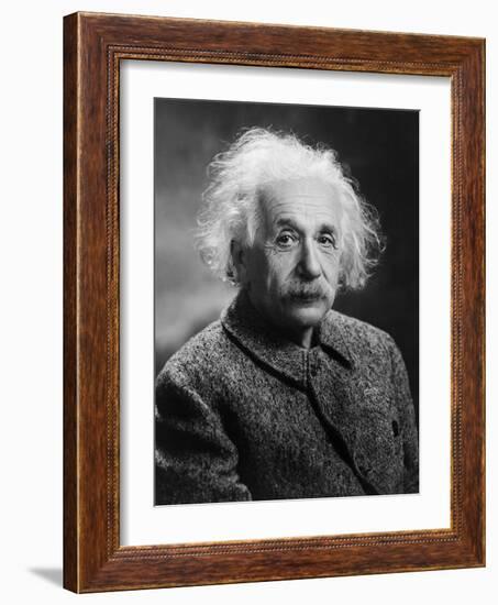 Albert Einstein-null-Framed Photo