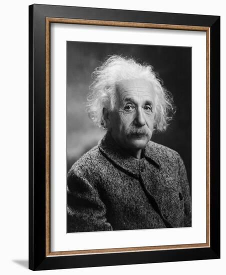 Albert Einstein-null-Framed Photo