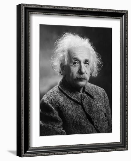 Albert Einstein-null-Framed Photo