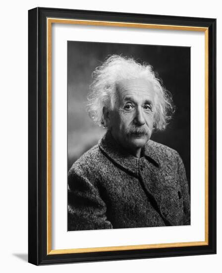 Albert Einstein-null-Framed Photo