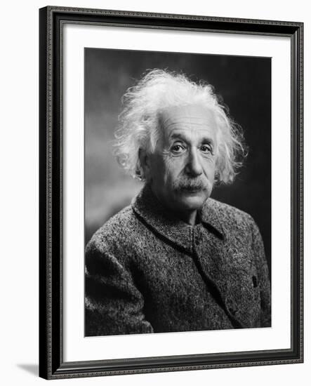 Albert Einstein-null-Framed Photo