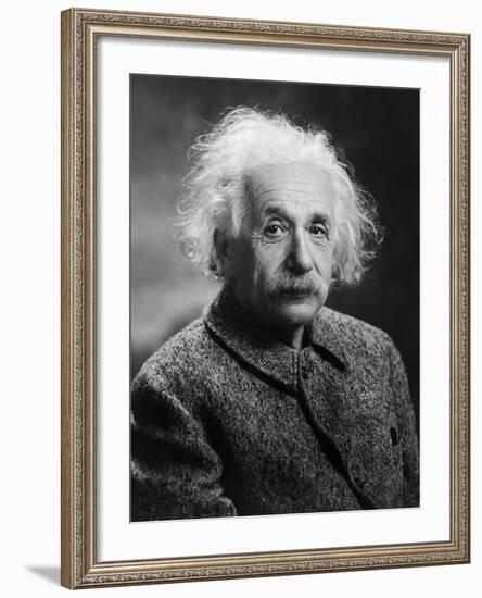 Albert Einstein-null-Framed Photo