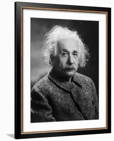 Albert Einstein-null-Framed Photo