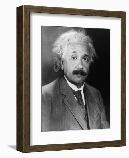 Albert Einstein-null-Framed Art Print