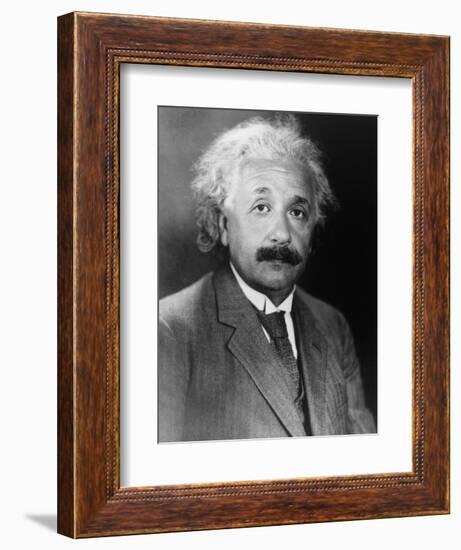 Albert Einstein-null-Framed Art Print