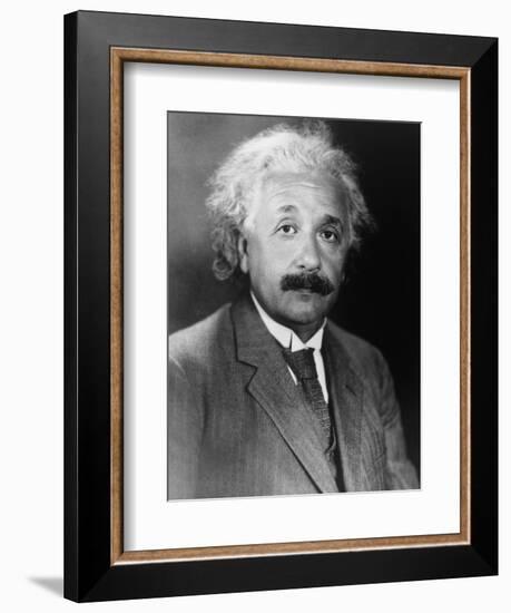 Albert Einstein-null-Framed Art Print