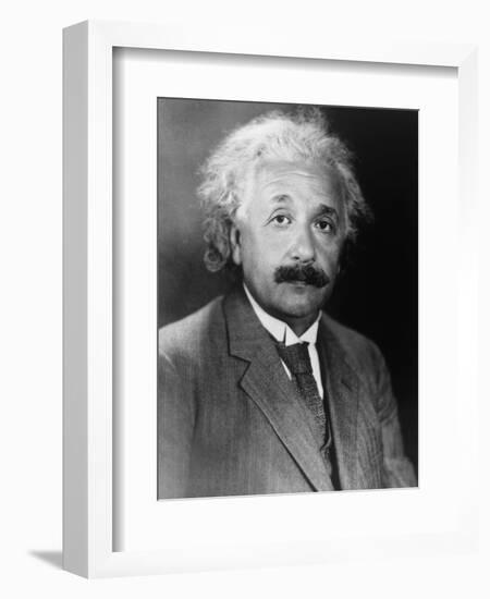 Albert Einstein-null-Framed Art Print