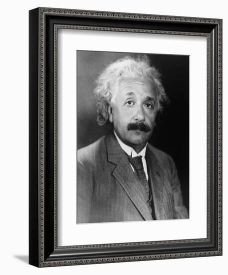 Albert Einstein-null-Framed Art Print