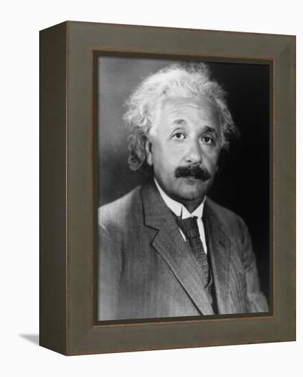 Albert Einstein-null-Framed Stretched Canvas