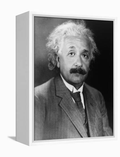 Albert Einstein-null-Framed Stretched Canvas