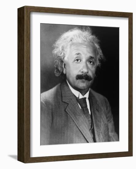 Albert Einstein-null-Framed Art Print