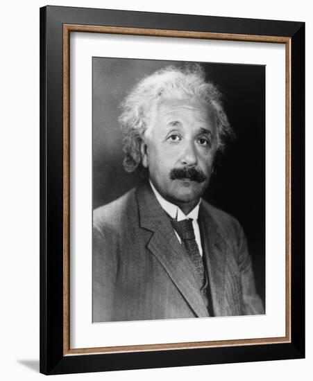 Albert Einstein-null-Framed Art Print