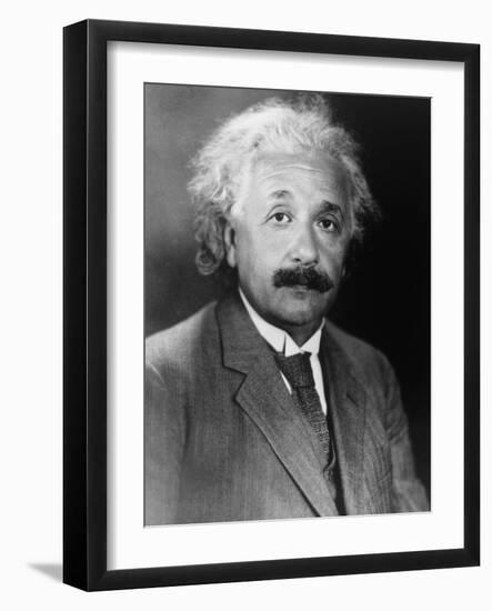 Albert Einstein-null-Framed Art Print
