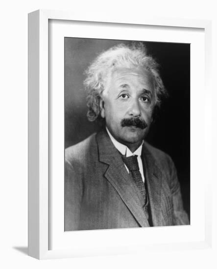 Albert Einstein-null-Framed Art Print