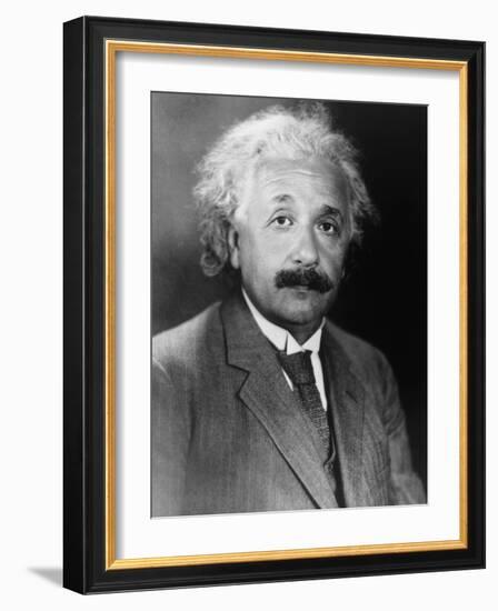 Albert Einstein-null-Framed Art Print