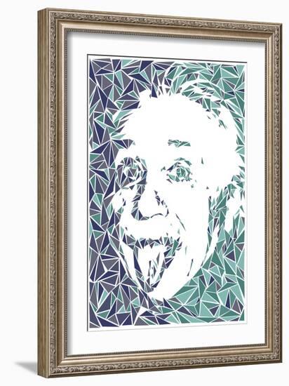 Albert Einstein-Cristian Mielu-Framed Premium Giclee Print