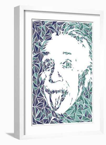 Albert Einstein-Cristian Mielu-Framed Art Print